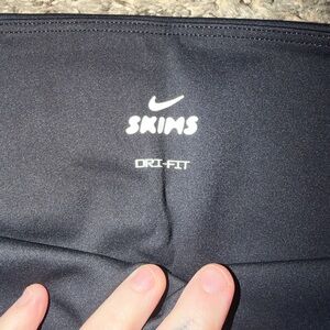 SKIMS Black Athletic Shorts